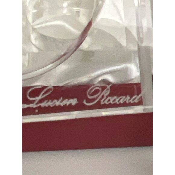 Lucien Piccaid 4 Set Crystal Napkin Ring - Picture 1 of 5